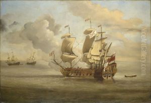 The End of the Action between the English Indiaman and Three Spanish Privateers