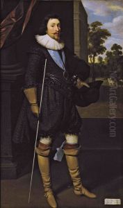 James Hamilton, 2nd Marquess of Hamilton (1589-1625) by Daniel Mijtens