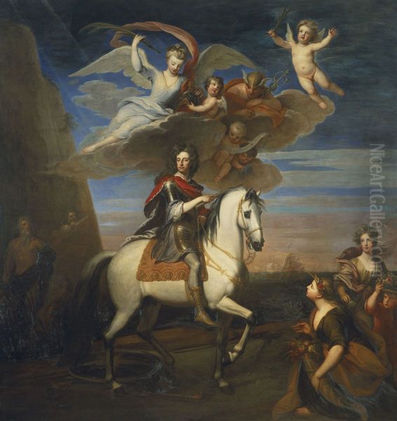 William III (1650-1702) on horseback - view 1