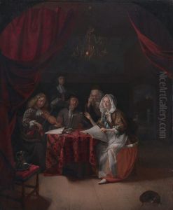 A Family Concert by Godfried Schalcken