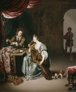 The Neglected Lute by Willem Van Mieris Leiden