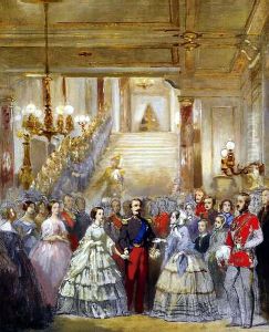 The Reception of Queen Victoria by Napoleon III at St Cloud, 18 August 1855 by Charles Louis Muller