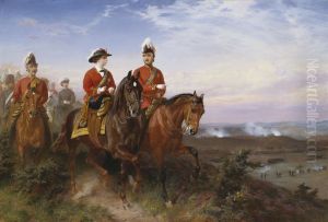 Queen Victoria and the Prince Consort at Aldershot, 9 July 1859 by George Housman Thomas