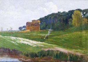 Roma, In Campagna Presso Prima Porta by Lorenzo Cecconi