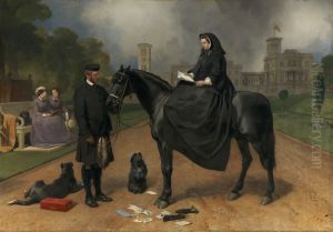 Queen Victoria at Osborne by Sir Edwin Henry Landseer
