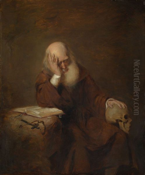 An Anchorite Reflecting on Death - view 1