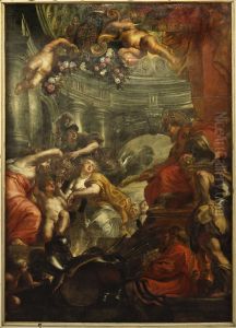 The Union of the Crowns of England and Scotland by Peter Paul Rubensand workshop