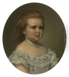 Princess Alix of Hesse, later Empress Alexandra Feodorovna of Russia (1872-1918), when a Child.