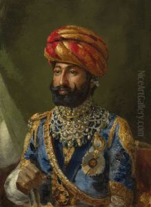The Thakur Sahib of Morvi (1858-1922) by Sydney Prior Hall