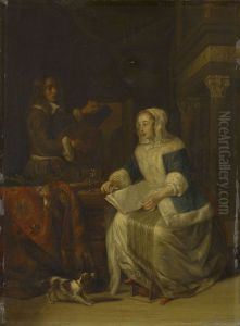 The Serenade by Gabriel Metsu