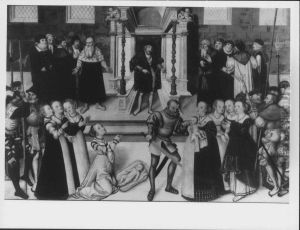 The Judgement of Solomon by Lucas Cranach the Elderand workshop