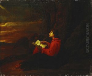 St John Writing in the Book of Revelation by David Teniers the Younger