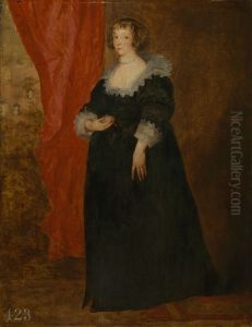 Margaret of Lorraine, Duchess of Orleans (1615-1672) by Sir Anthony Van Dyck