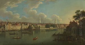 The Thames at the Savoy by Samuel Scott