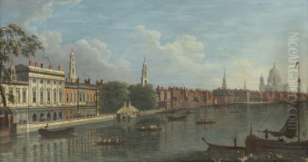 The Thames at Somerset House - view 1