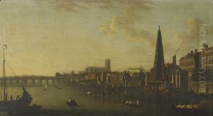 The Thames at Westminster by Samuel Scott
