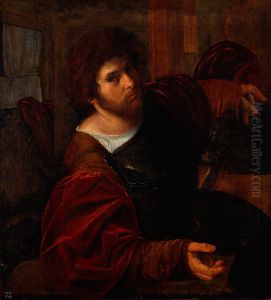 A Man in Armour by Giovanni Girolamo Savoldo