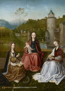 The Virgin and Child with Saints Catherine and Barbara