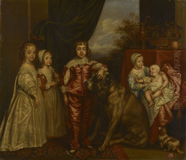 The five eldest children of Charles I - view 1