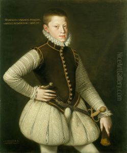 Rudolf II, Emperor of Austria (1552-1612) by Alonso Sanchez Coello