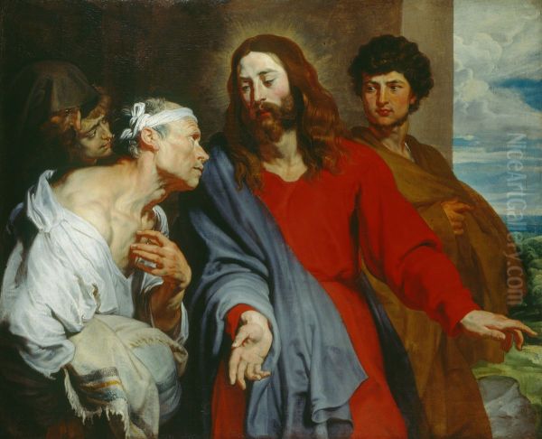 Christ healing the paralytic - view 1