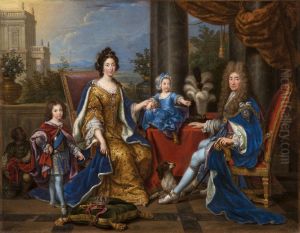 James II and Family by Pierre Mignard I