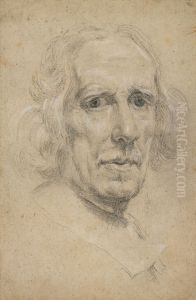Selfportrait of Gianlorenzo Bernini by Gian Lorenzo Bernini