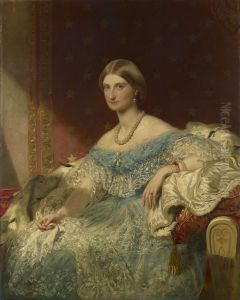 Marie Caroline, duchesse d' Aumale (1822-1869) by James Sant