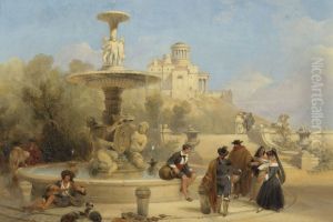 The Fountain on the Prado, Madrid