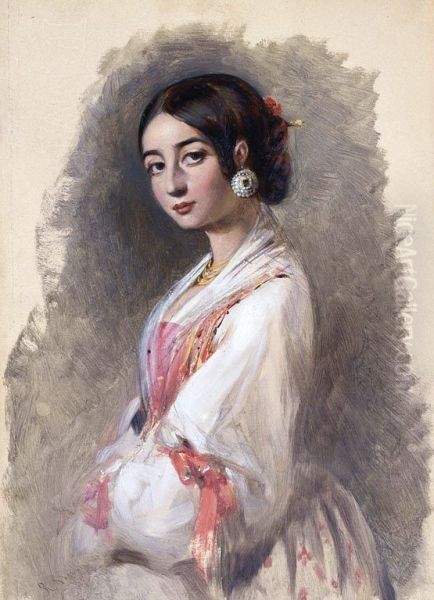 A Roman Peasant Girl - view 1