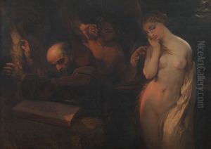 The Temptation of St Anthony by Louis Gallait
