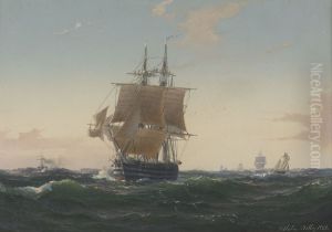 Cruising in the Baltic by Vilhelm Melbye