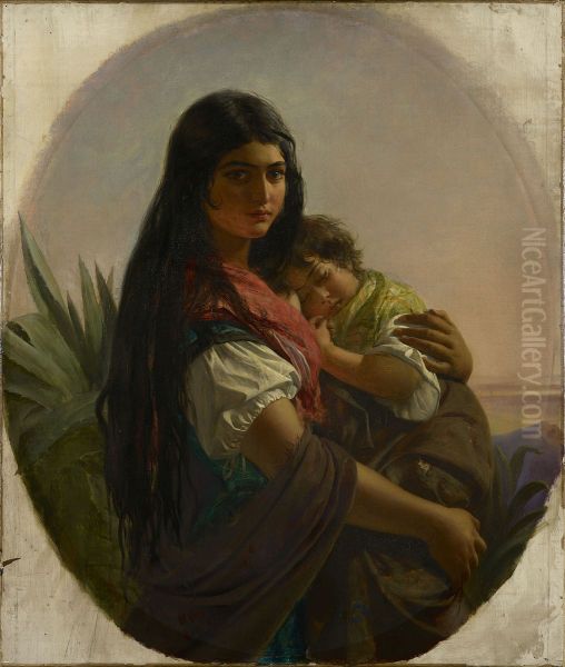 A Spanish Gipsy Mother - view 1