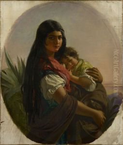 A Spanish Gipsy Mother by John Phillip