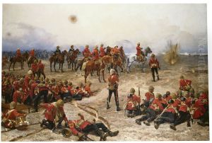 The Guards at Tel-el-Kebir, 13 September 1882 by Richard Caton Woodville, Sr.