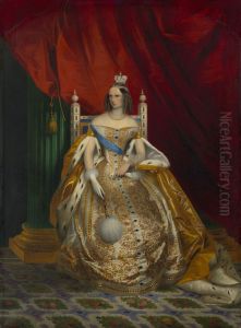 Alexandra Feodorovna, Empress of Russia (1798-1860) by Carl Timoleon von Neff