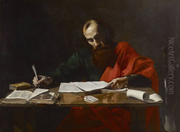 Lvi,"Phaoloviet cac thu tin"label QS:Len,"Saint Paul Writing His Epistles" - view 1
