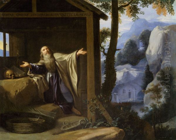 Saint Arsenius Leaving the World - view 1