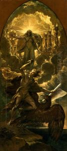 Saint John the Evangelist Called to Write the Revelation by Benjamin West