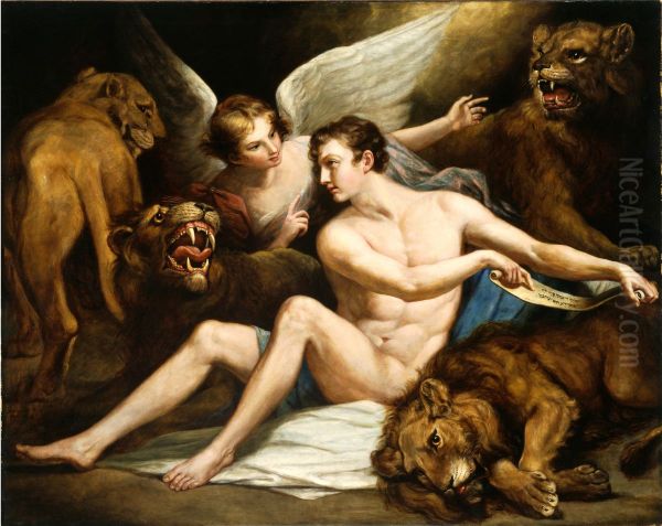 Daniel in the Lions' Den - view 1