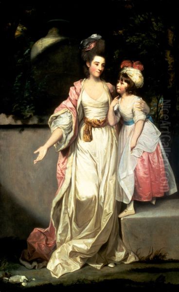 Portrait of Mrs. Jelf Powis and her Daughter - view 1