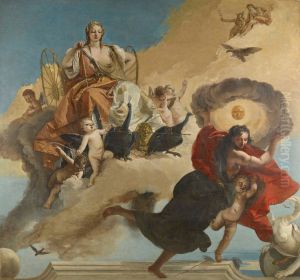Juno and Luna by Giovanni Battista Tiepolo