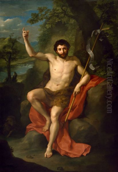 Saint John the Baptist Preaching in the Wilderness - view 1