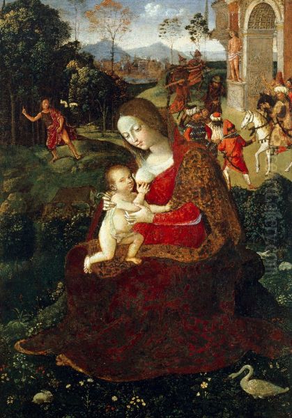 Madonna and Child with Saint John the Baptist - view 1