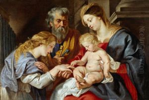 The mystic marriage of St. Catherine of Alexandria