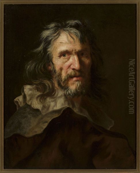 Head of an old man - view 1