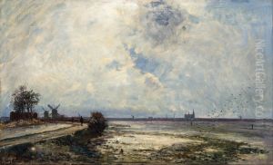 Dutch Landscape by Johan Jongkind