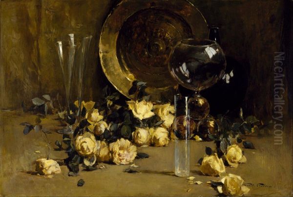 Still Life with Yellow Roses - view 1