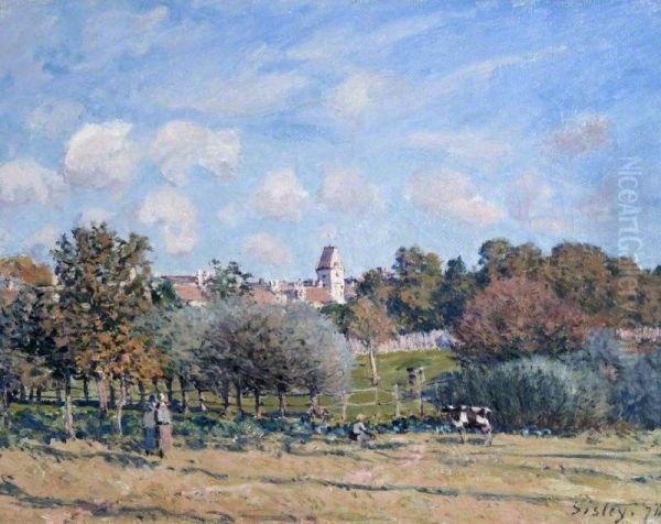 The Bell Tower at Noisy-le-Roi, Autumn - view 1