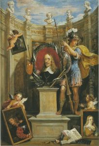 David Teniers der Jungere: Frontispiz des Theatrum Pictorium (1660) by David Teniers the Younger
